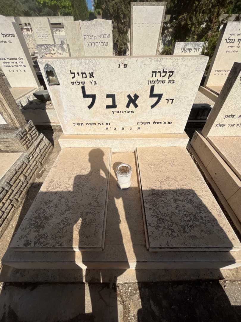 קברו של אמיל לאבל. תמונה 2