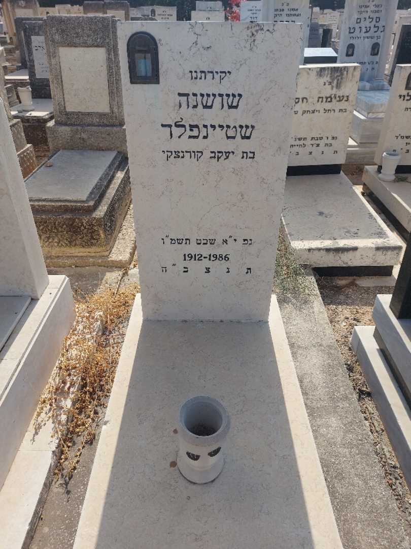 קברו של שושנה שטיינפלד