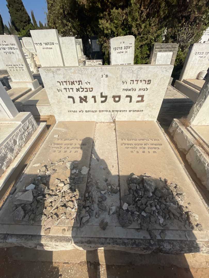 קברו של תיאודור טבלא דוד ברסלואר. תמונה 1