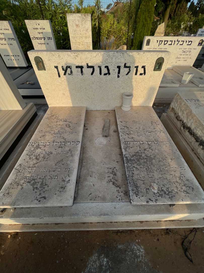 קברו של קלר גולן גולדמן. תמונה 2