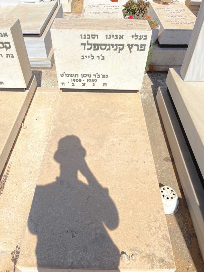 קברו של פרץ קניגספלד. תמונה 2