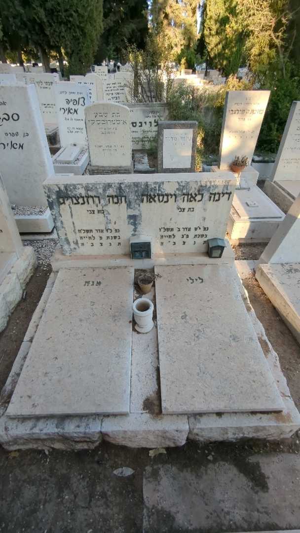 קברו של דינה לאה "לילי" וינטאה. תמונה 2