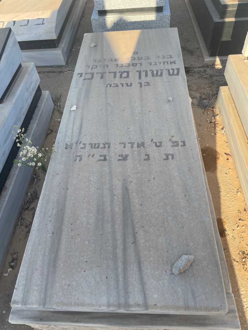 קברו של ששון מרדכי