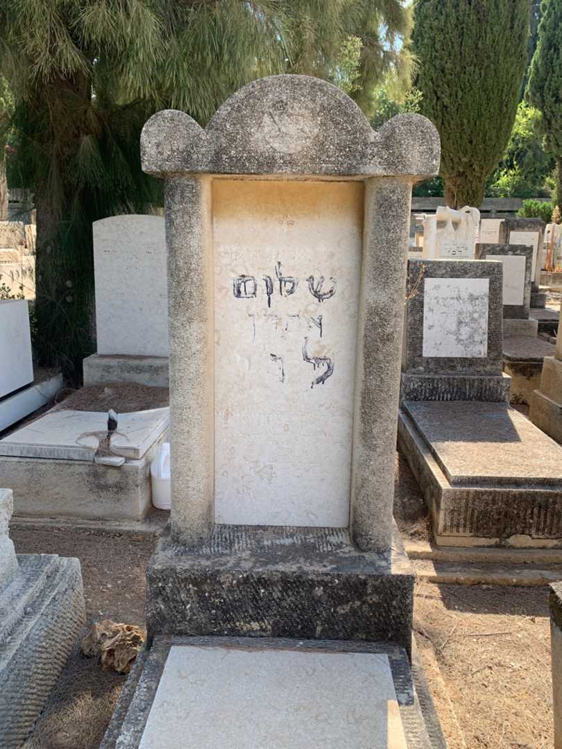 קברו של שלום "אהרן" לוי