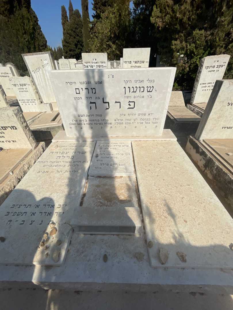 קברו של ליליאן פרלה. תמונה 1
