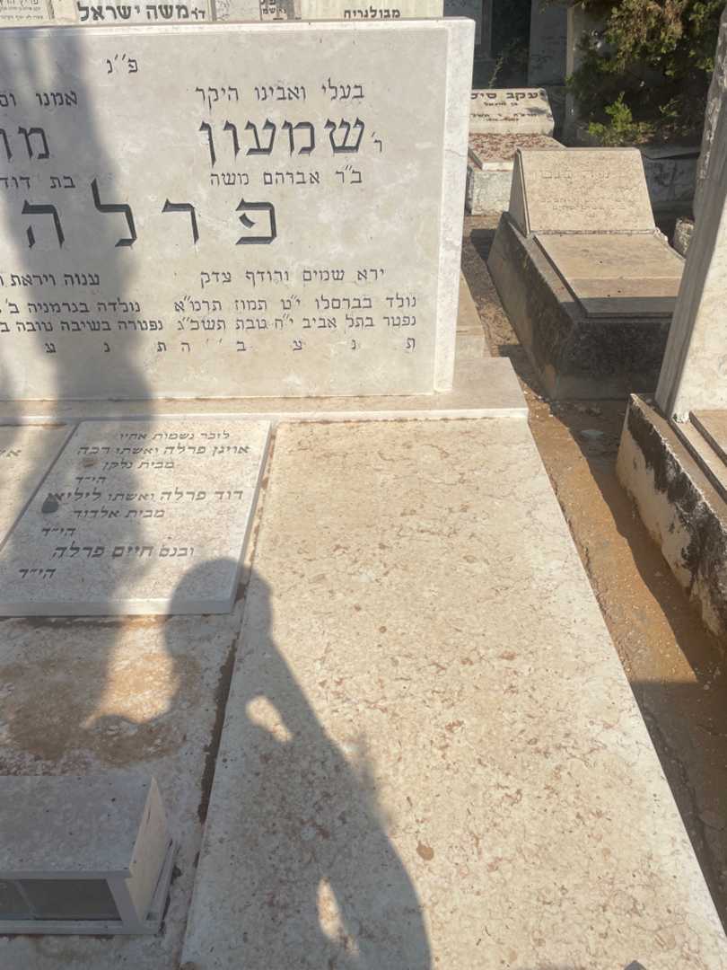 קברו של שמעון פרלה. תמונה 2