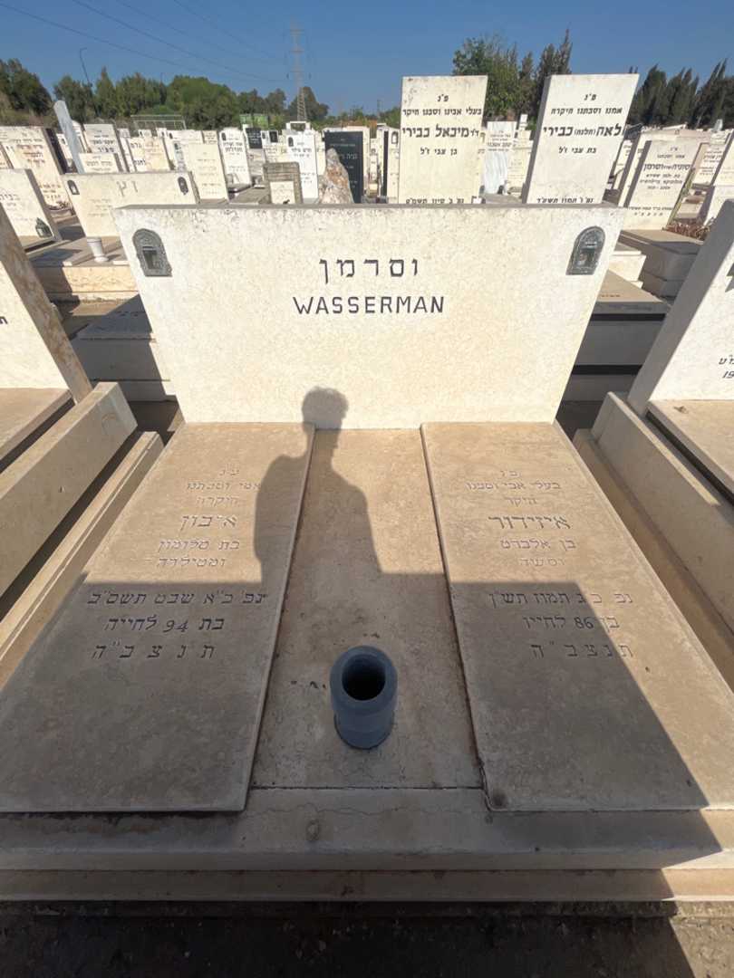 קברו של איזידור וסרמן. תמונה 1