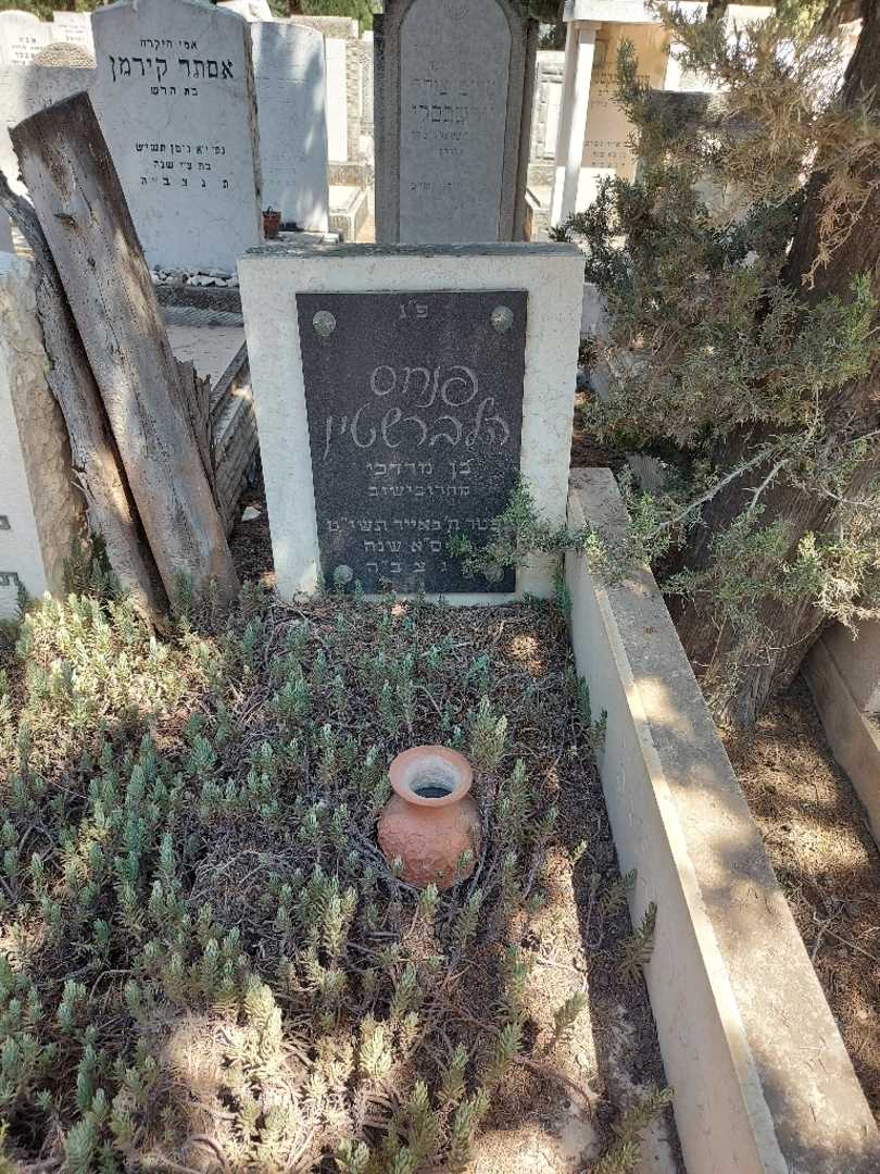 קברו של פנחס הלברשטין. תמונה 1