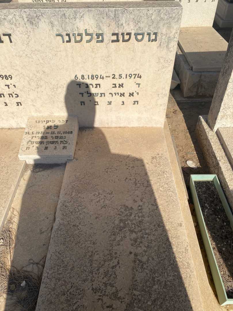 קברו של גוסטב פלטנר. תמונה 2