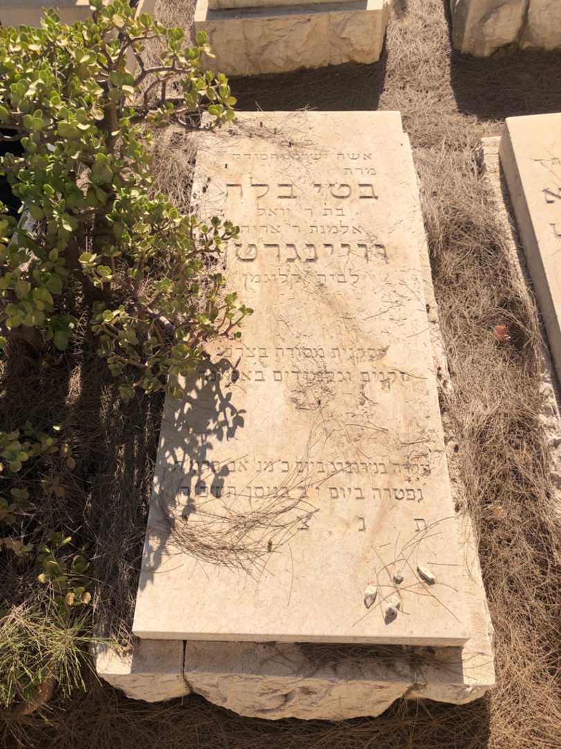 קברו של בטי בלה וויינגרט. תמונה 1
