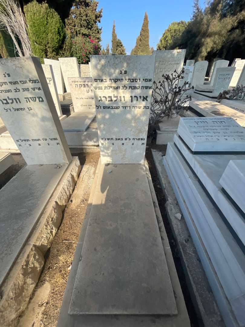 קברו של אירן וולברג. תמונה 2