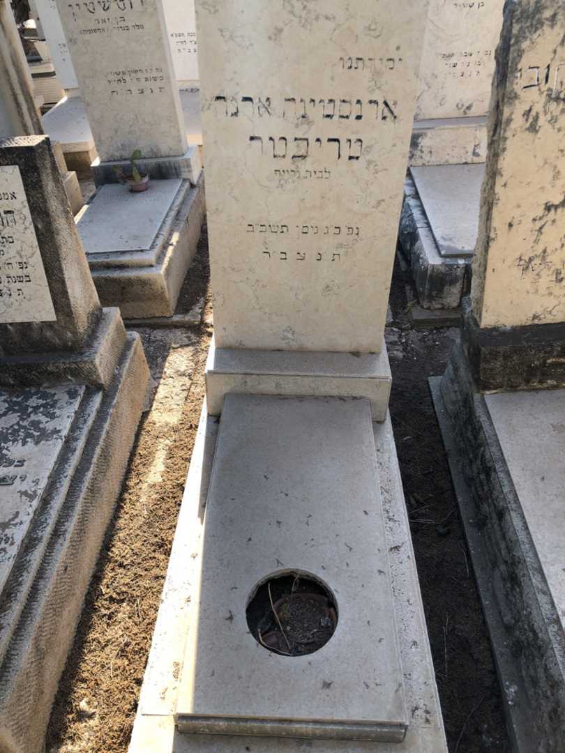קברו של ארנסטינה ארנה טריכטר