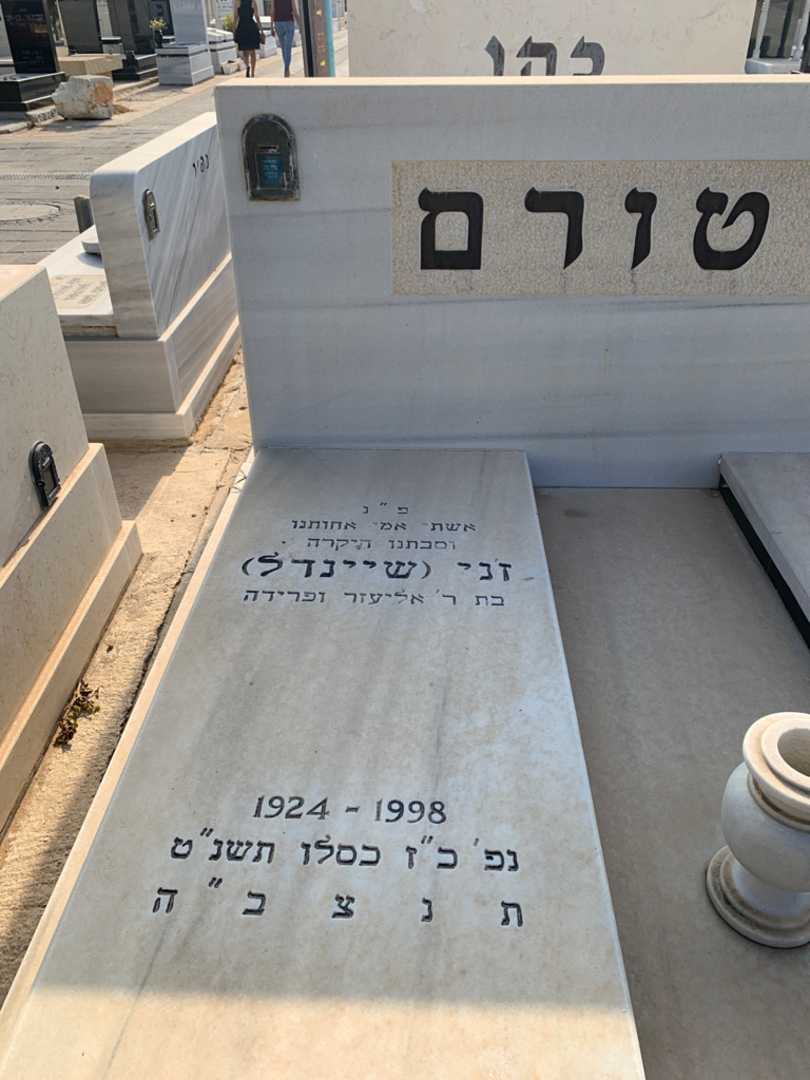 קברו של ז׳ני שיינדל שטורם. תמונה 2