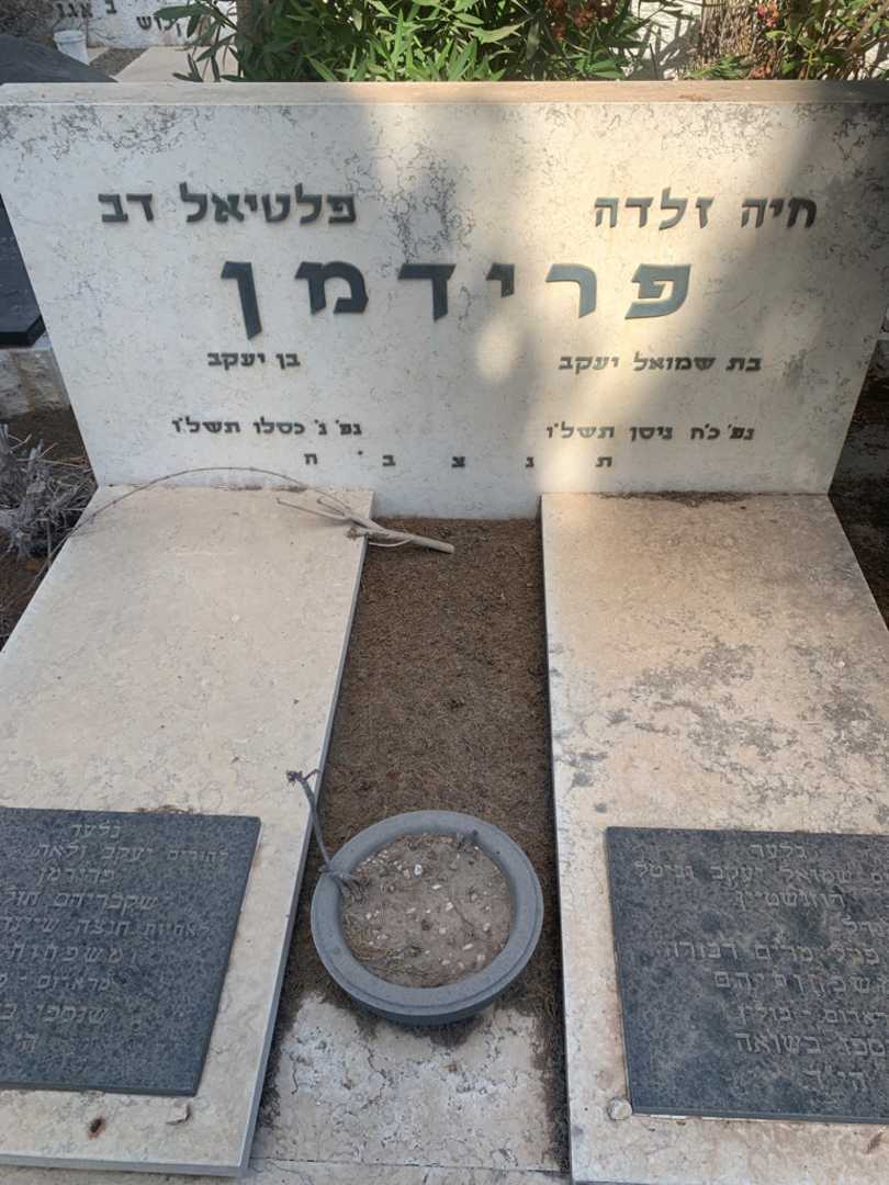 קברו של חיה זלדה פרידמן. תמונה 2