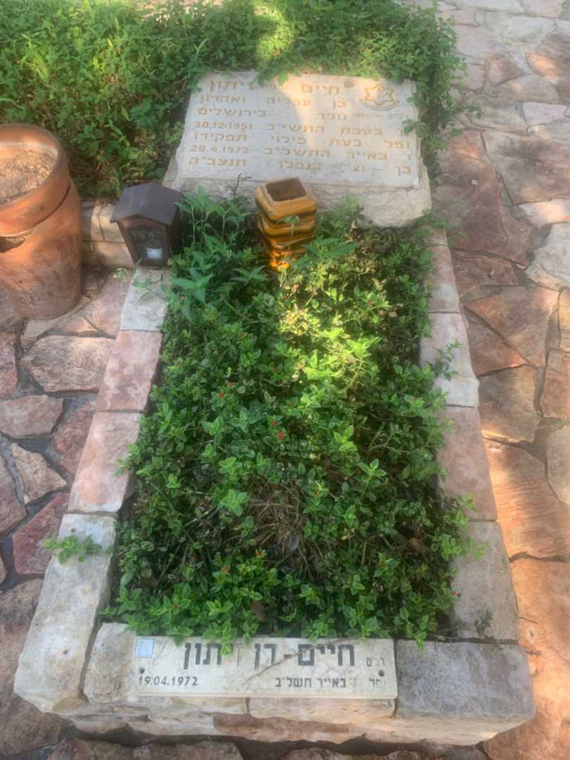 קברו של חיים "דני" זיתון