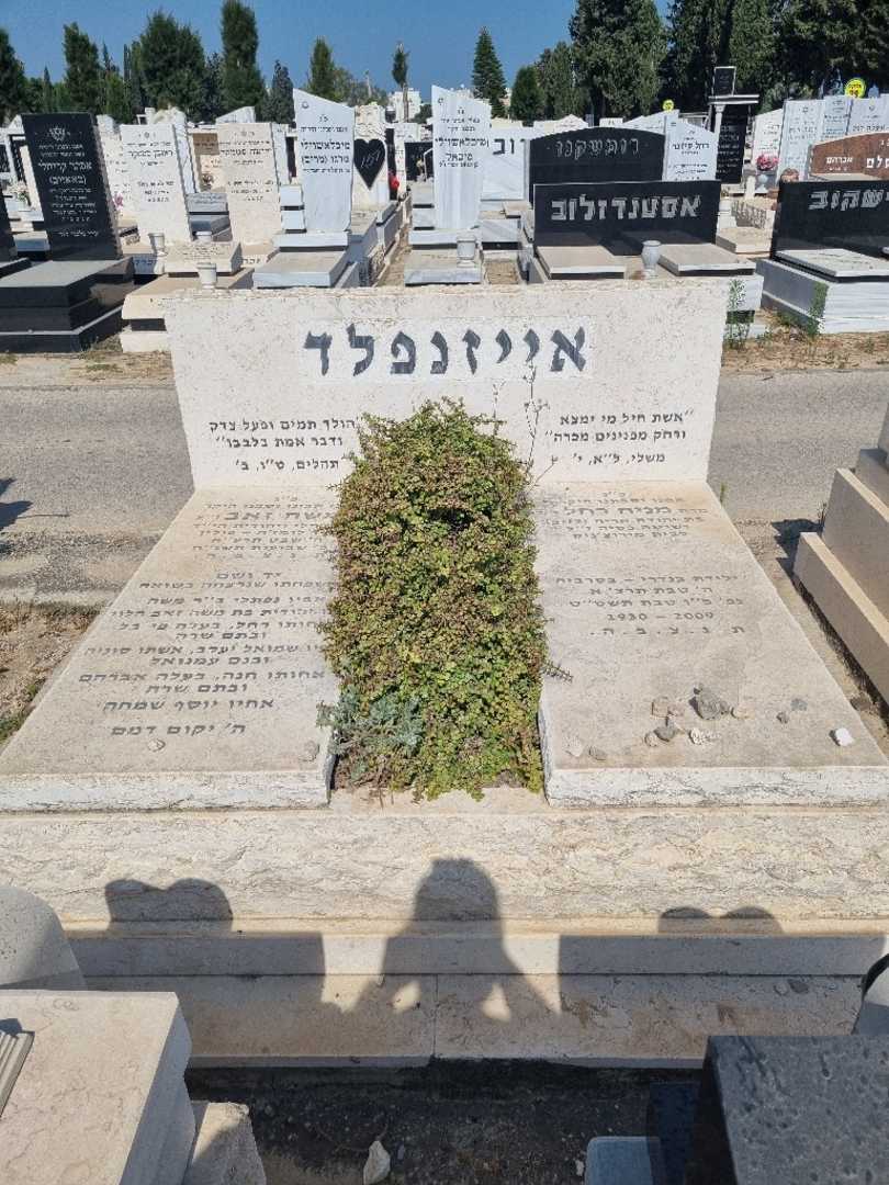 קברו של רחל אייזנפלד. תמונה 1