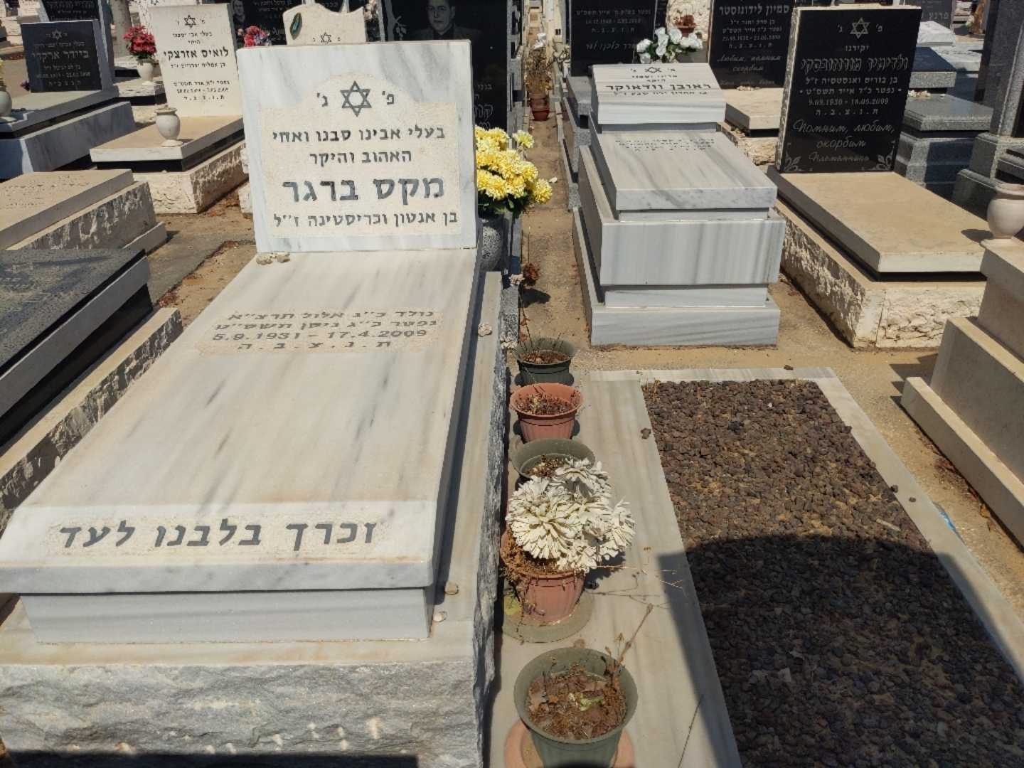 קברו של מקס ברגר. תמונה 1