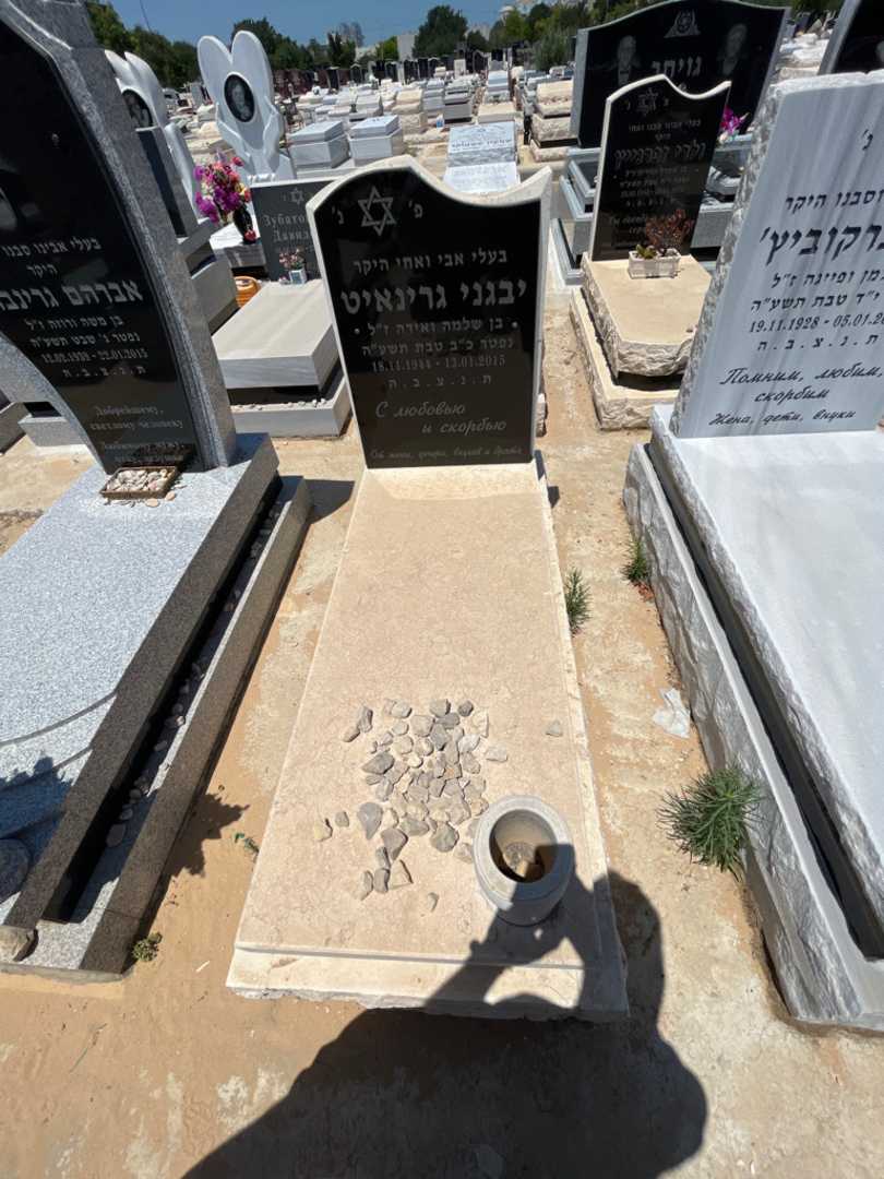 קברו של יבגני גרינאיט. תמונה 1