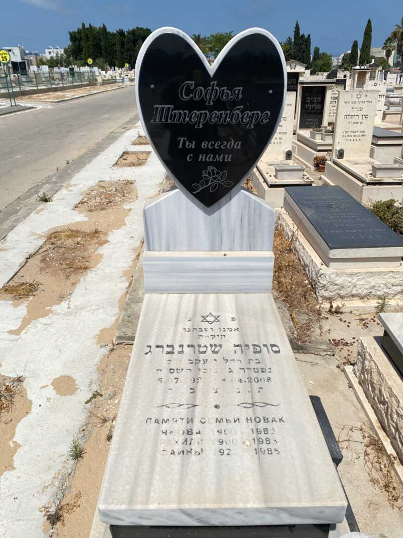 קברו של פאינה נובאק. תמונה 1