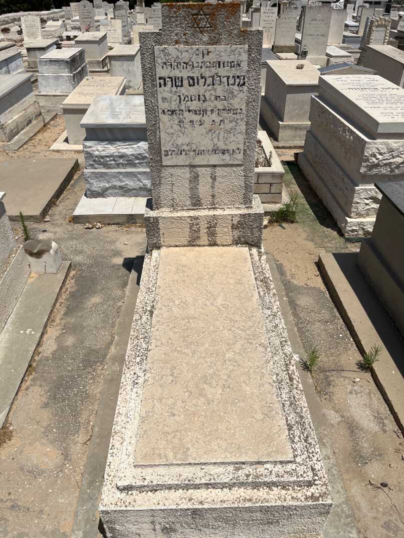 קברו של שרה מנדנבלום. תמונה 1