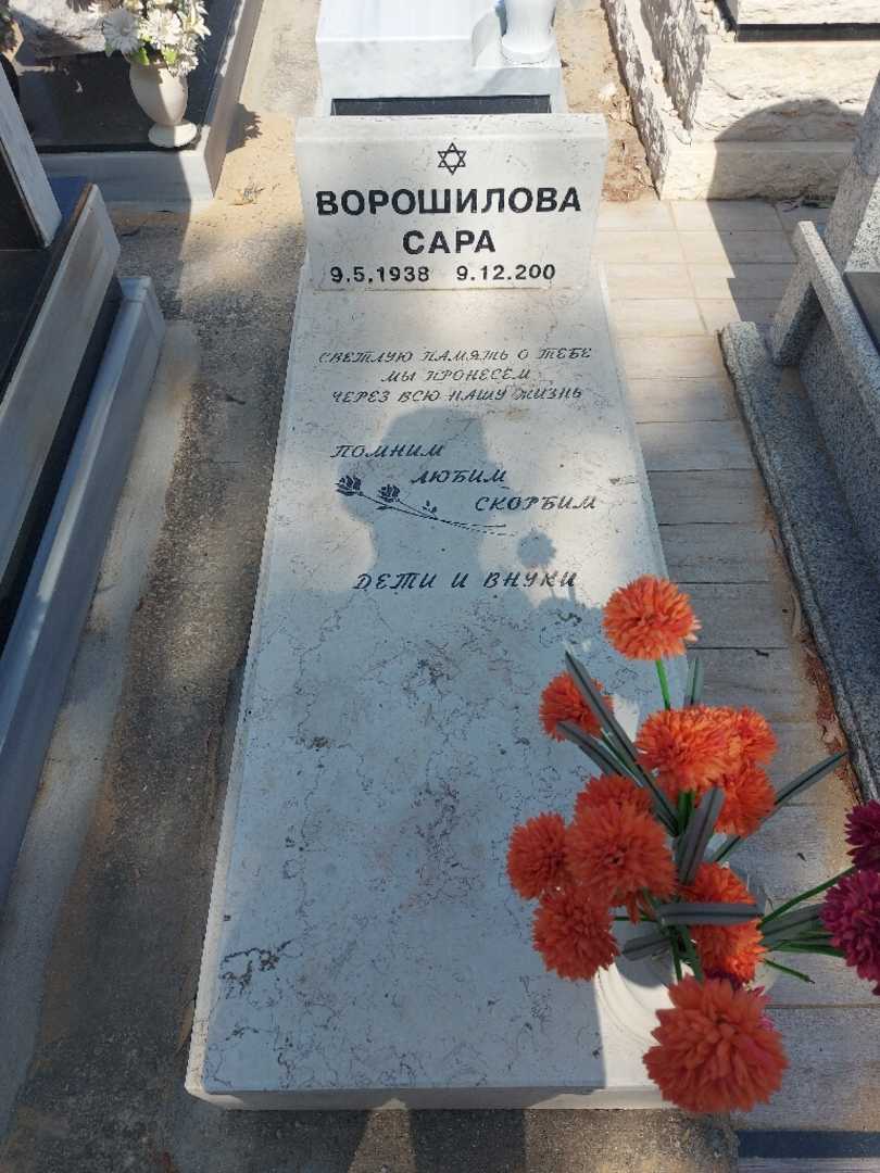 קברו של שרה וורושילוב. תמונה 1