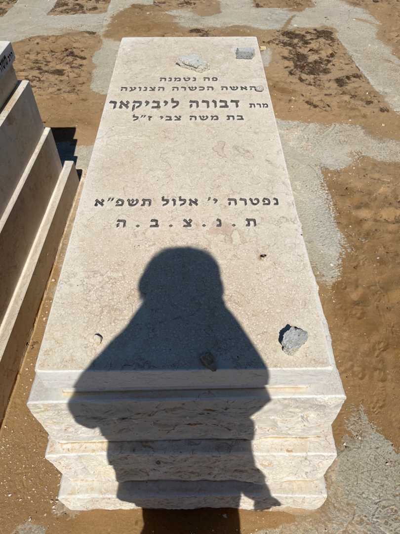 קברו של דבורה ליביקאר. תמונה 1