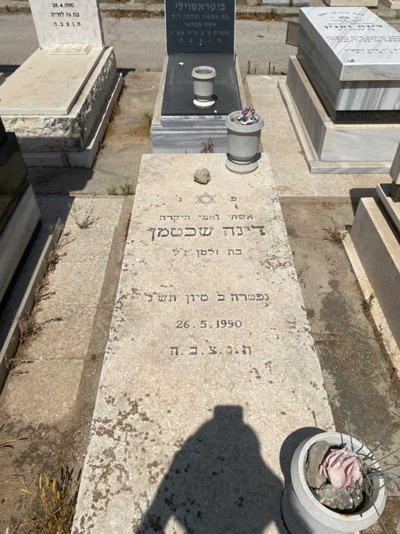 קברו של דינה שכטמן. תמונה 1