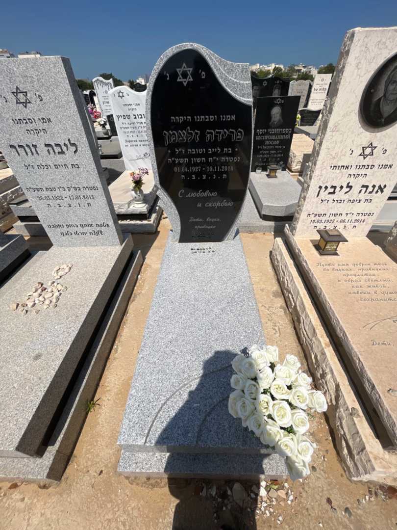 קברו של פרידה זלצמן. תמונה 1