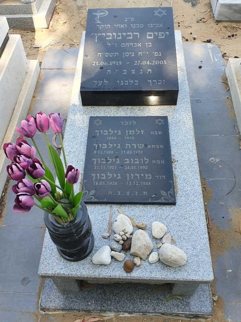 קברו של יפים רבינוביץ'. תמונה 1