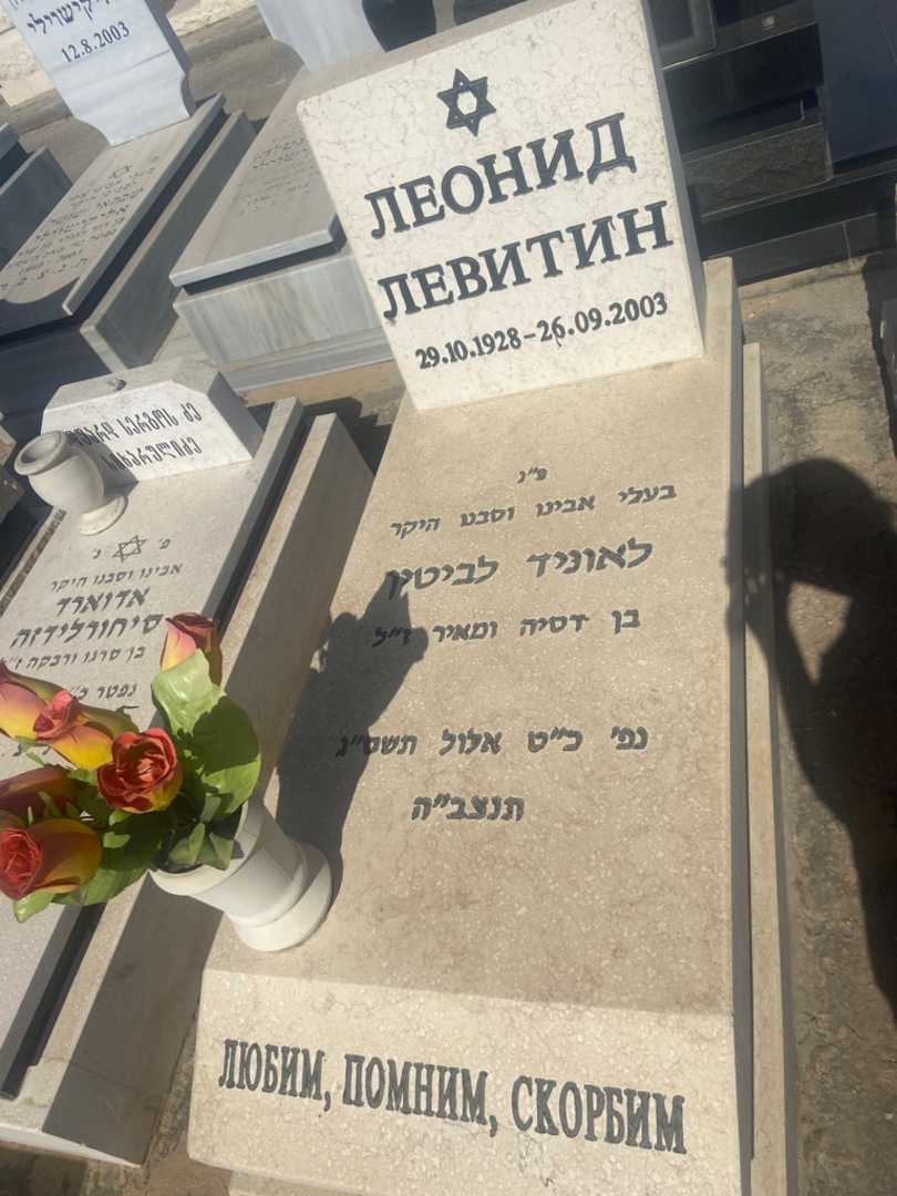 קברו של לאוניד לביטין. תמונה 1