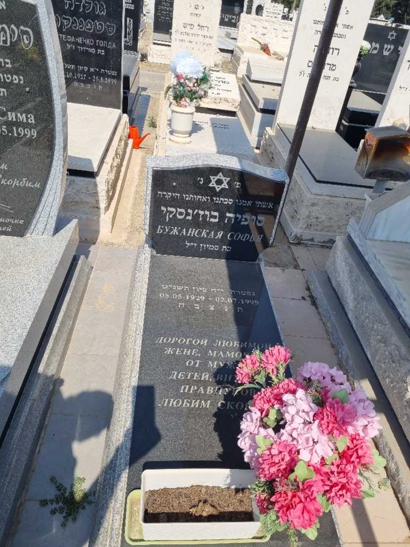 קברו של סופיה בוז'נסקי. תמונה 1