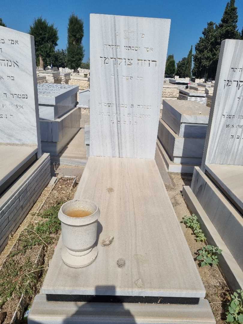 קברו של רוזה צוקרמן. תמונה 1