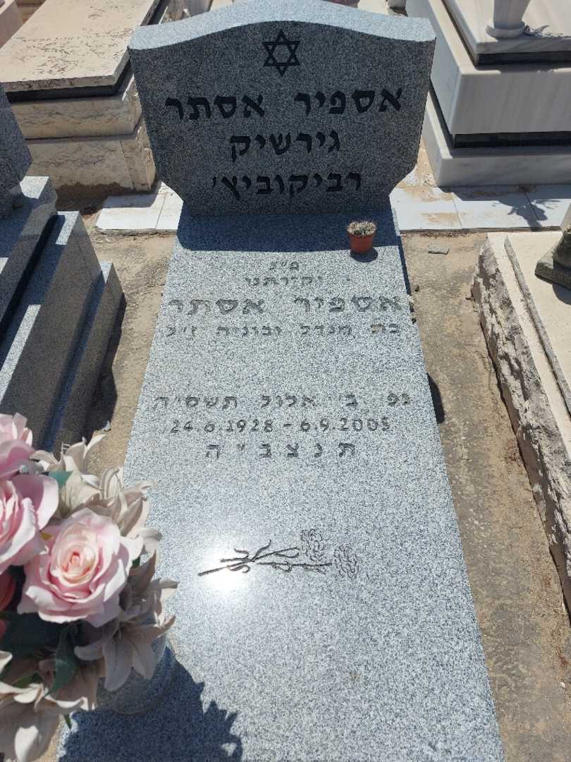 קברו של אספיר גירשיק. תמונה 1