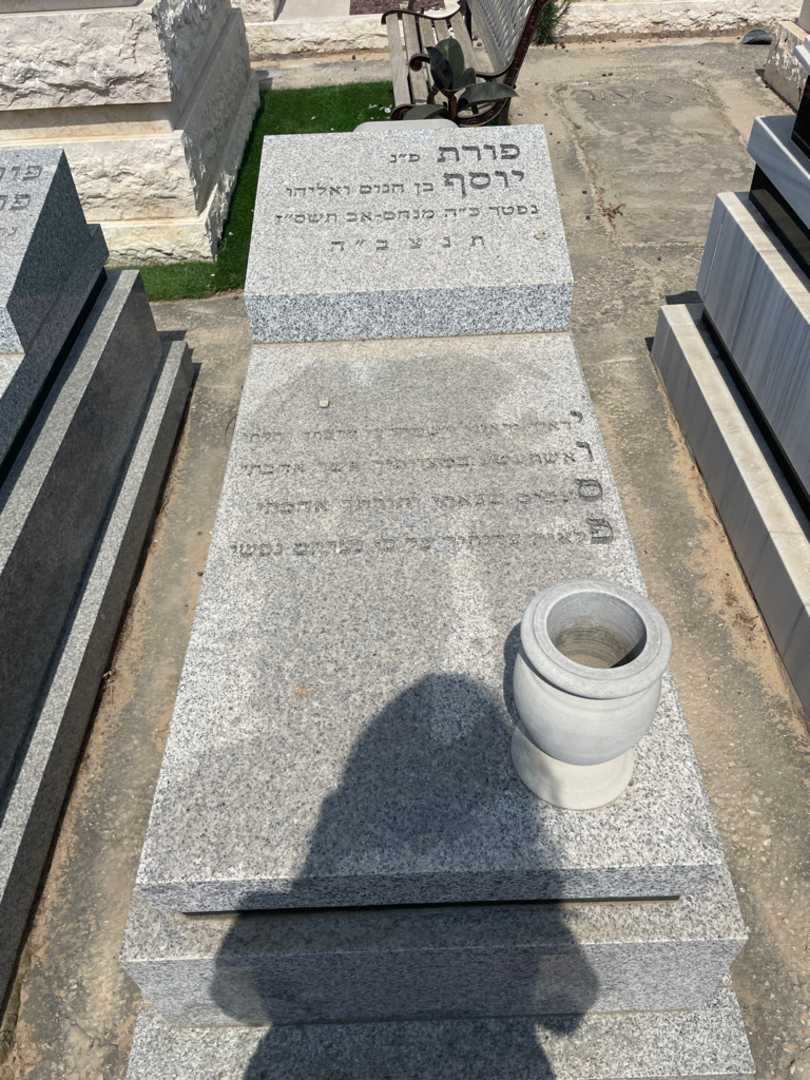 קברו של יוסף פורת. תמונה 2