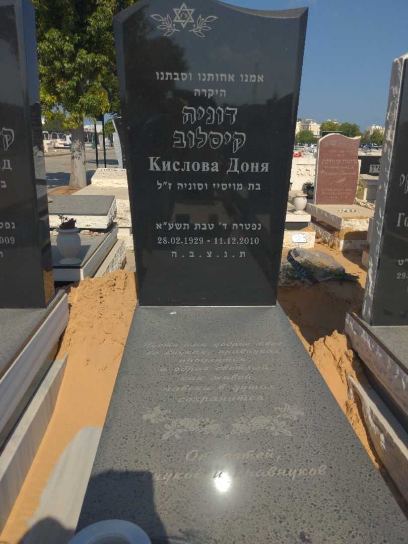 קברו של דוניה קיסלוב. תמונה 2