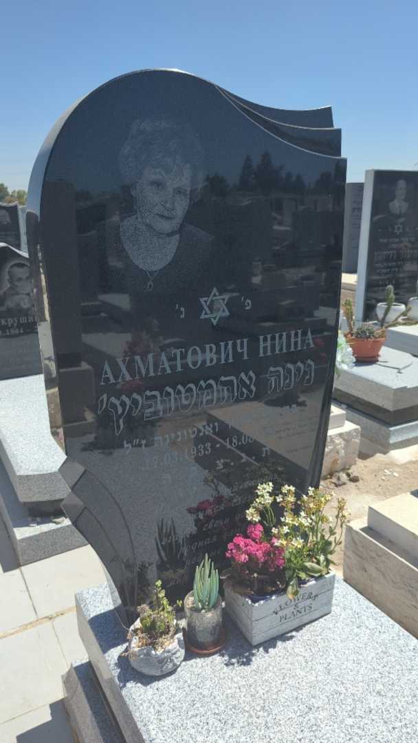 קברו של נינה אחמטוביץ. תמונה 3