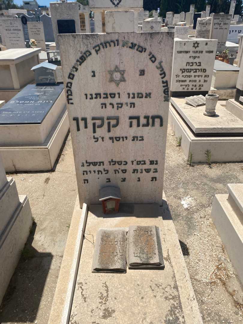 קברו של חנה קקון. תמונה 1