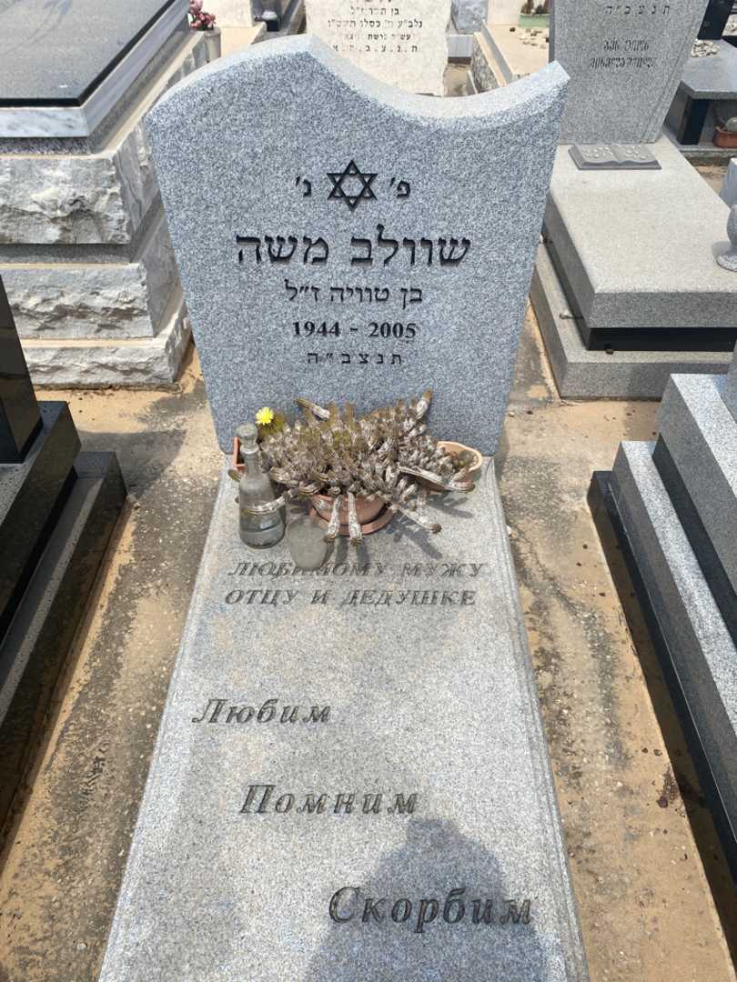 קברו של משה שוולב. תמונה 1