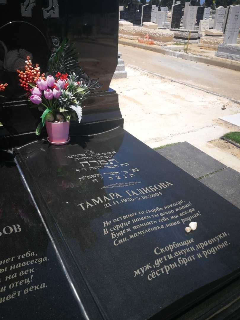 קברו של תמרה גליבוב. תמונה 1