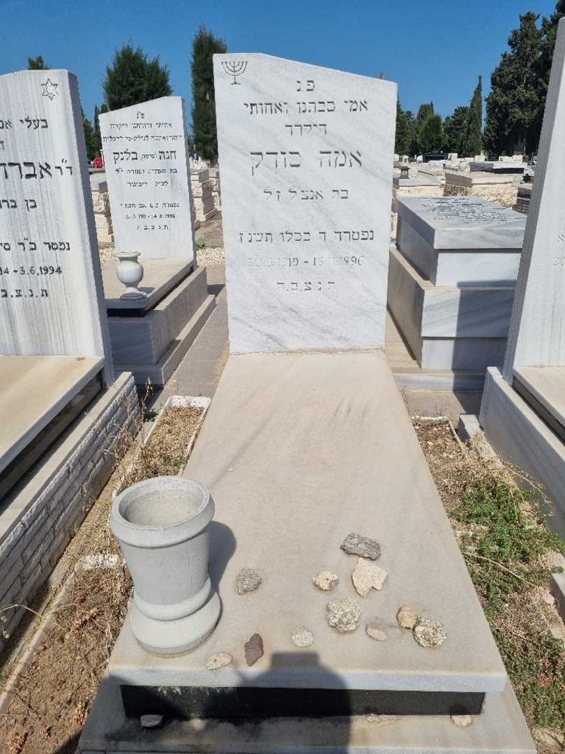 קברו של אמה סודק. תמונה 1