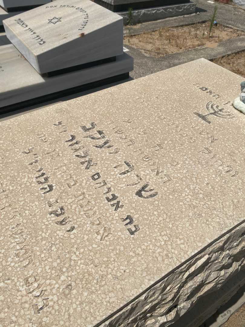 קברו של שרה יעקב אלגזר. תמונה 3