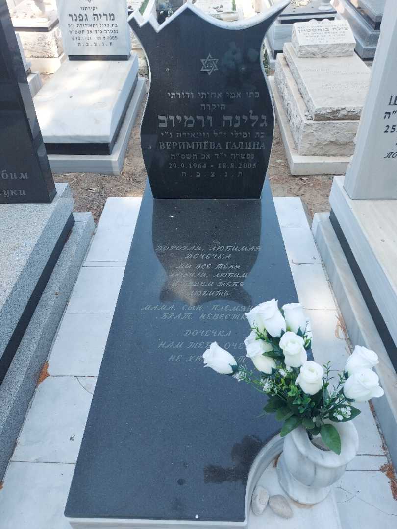 קברו של גלינה ורמיוב. תמונה 1