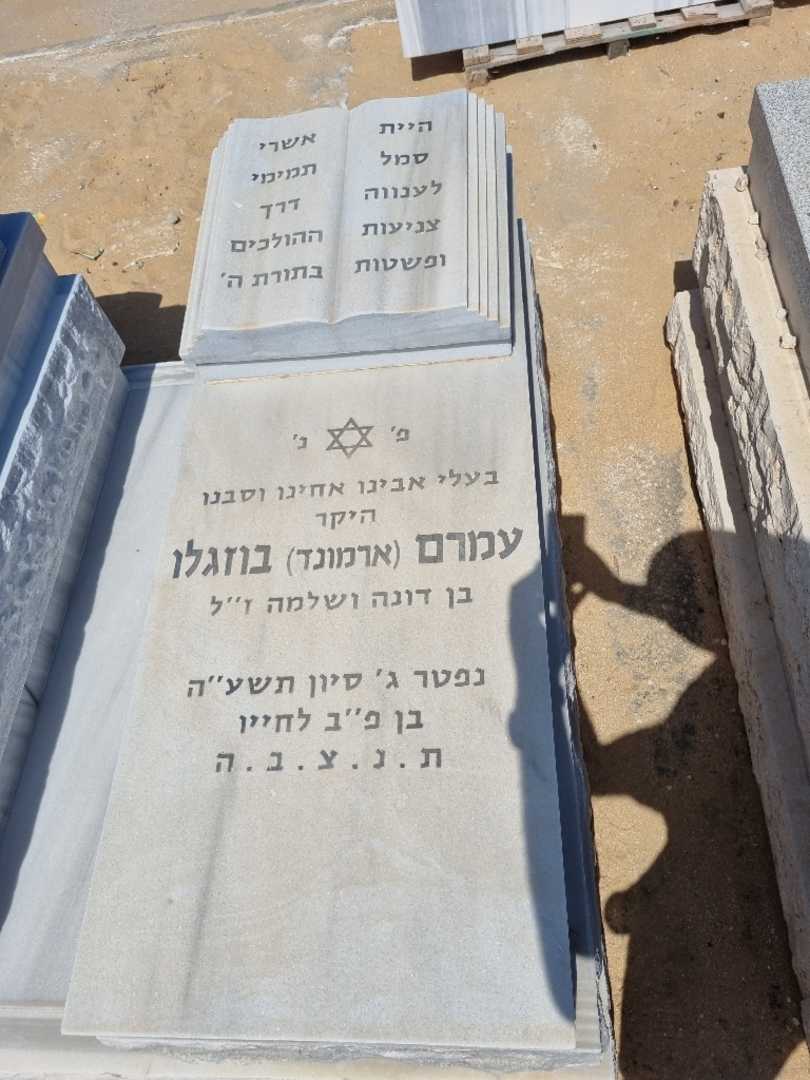 קברו של עמרה ארמונד בוזגלו. תמונה 1