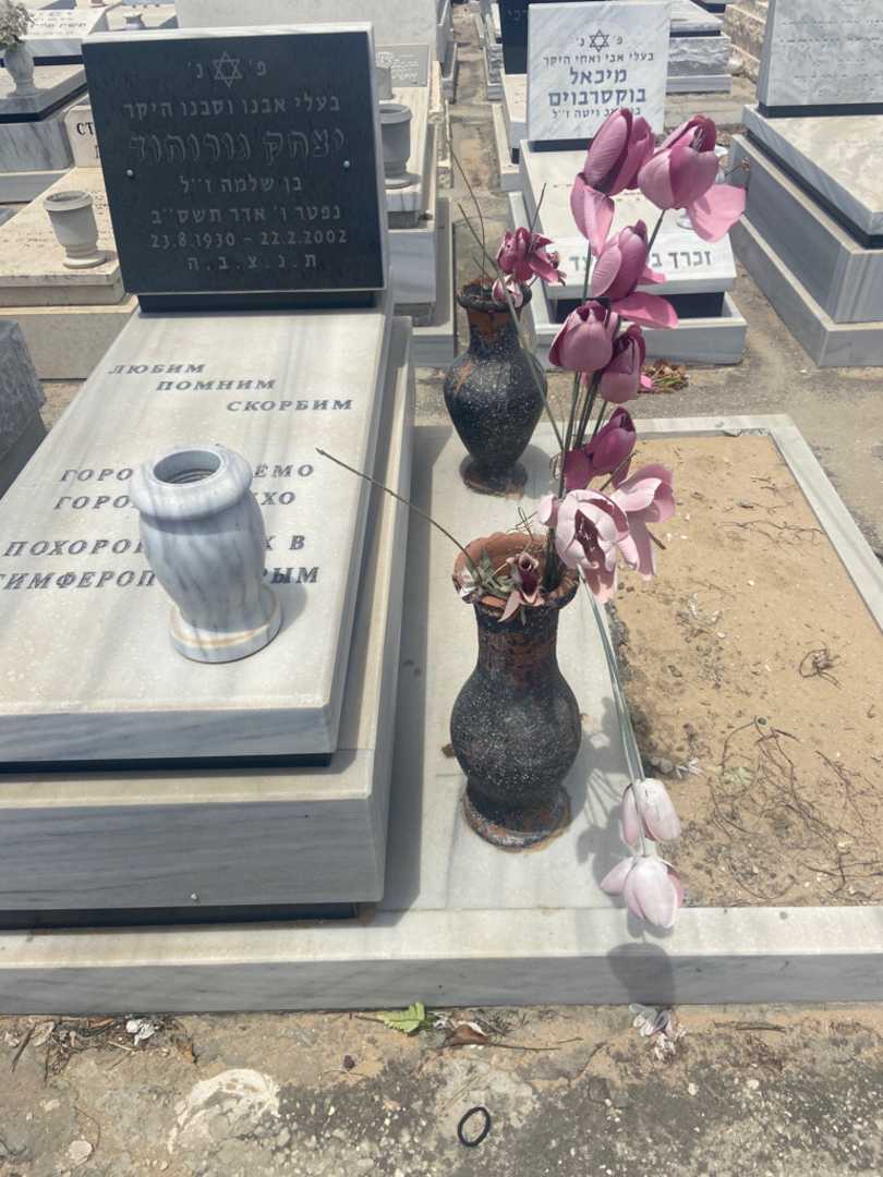 קברו של יצחק גורוחוד. תמונה 1