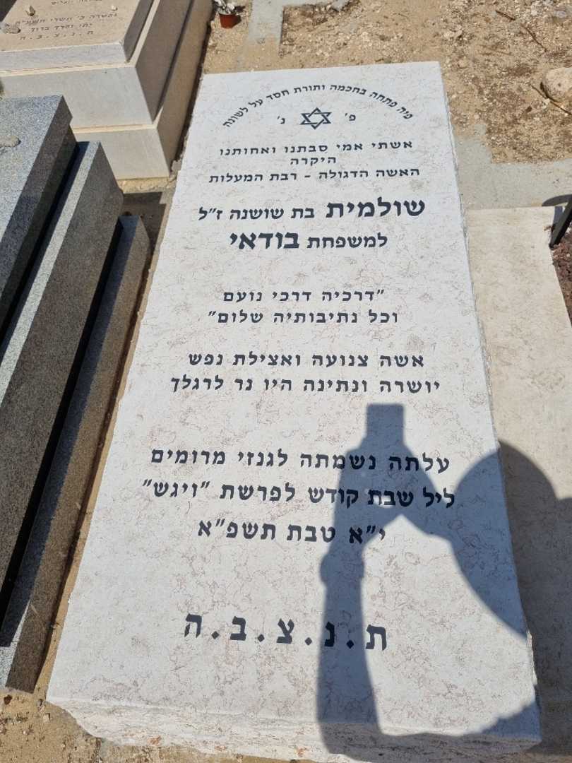 קברו של שולמית בודאי. תמונה 1