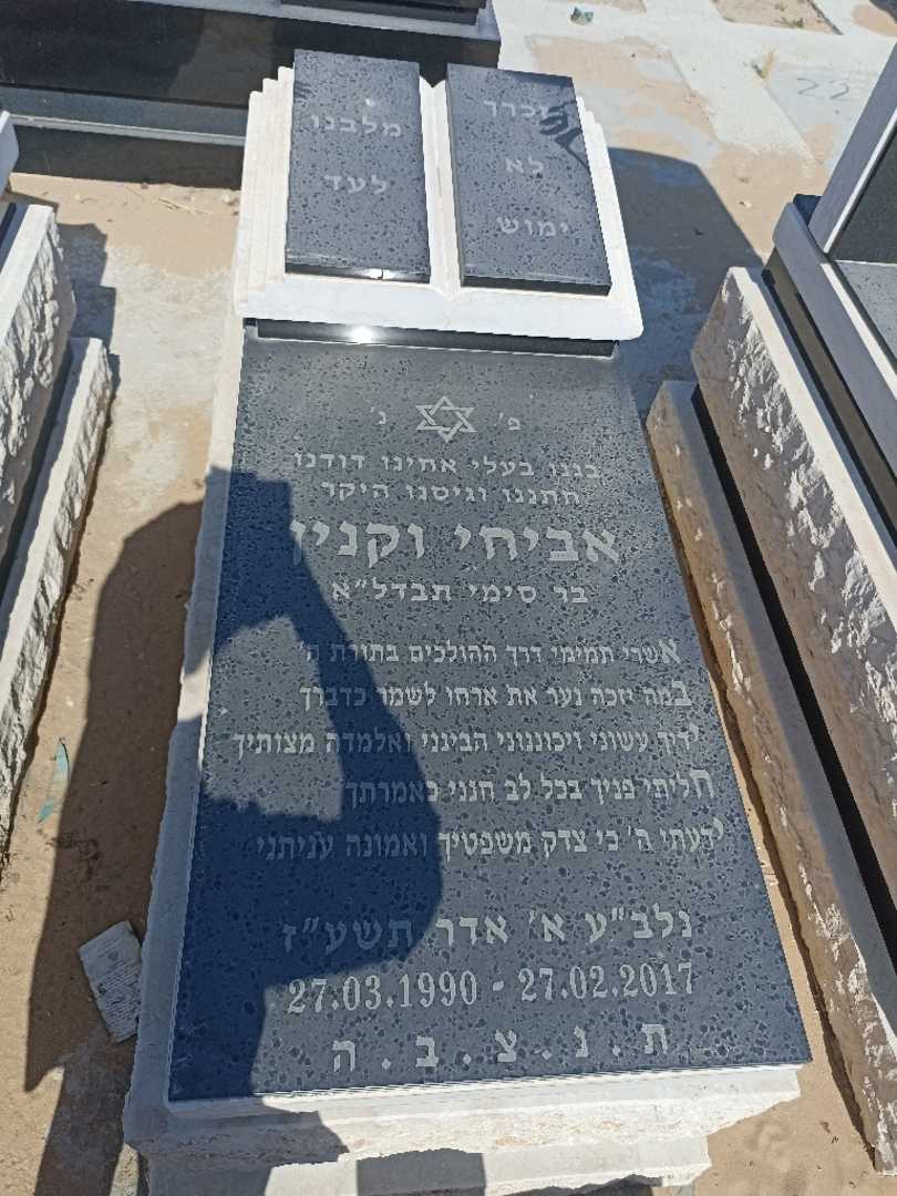 קברו של אביחי וקנין. תמונה 1