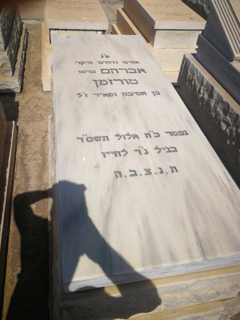 קברו של אברהם "ברטו" טורז'מן. תמונה 1