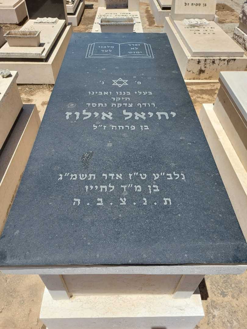 קברו של יחיאל אילוז. תמונה 1