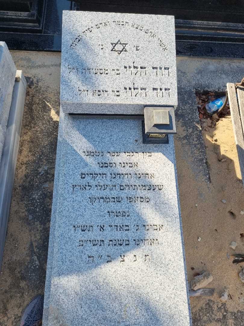 קברו של דוד לוי. תמונה 2