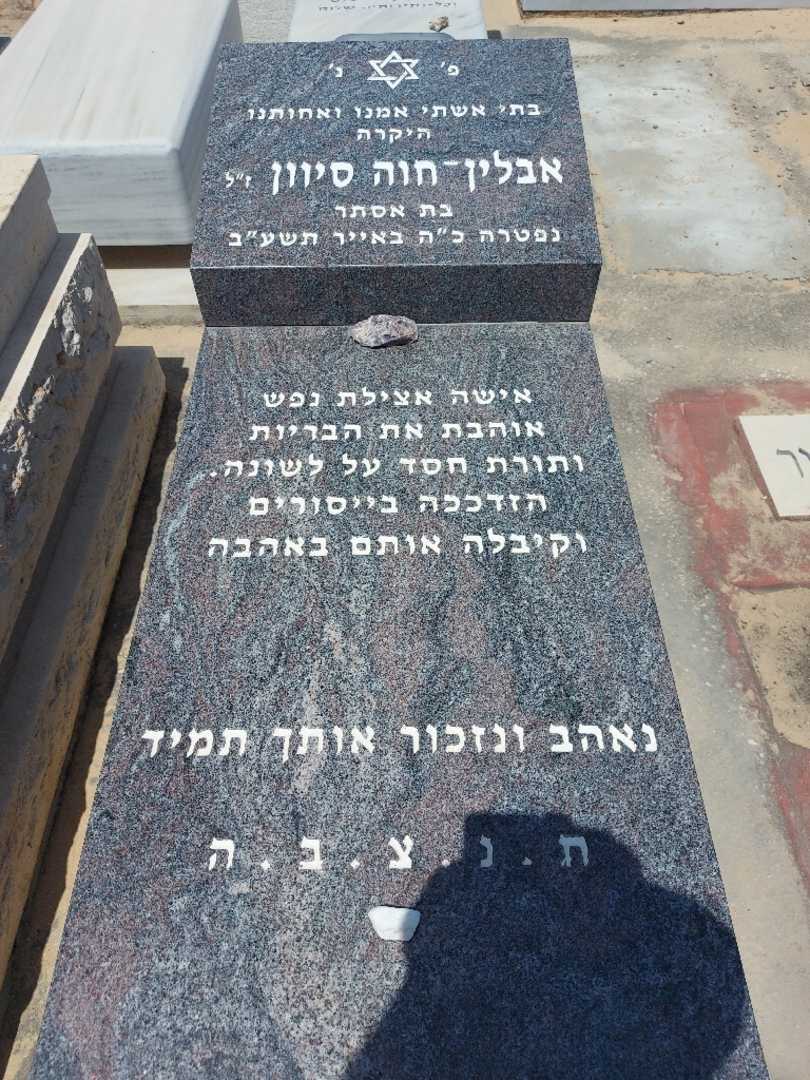 קברו של אבלין סיוון. תמונה 1